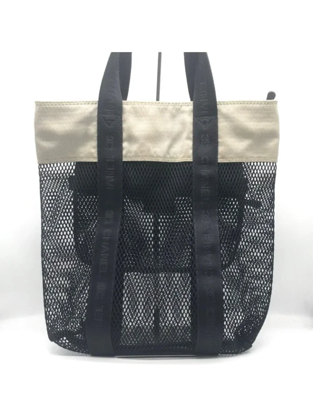 Chanel Sports Mesh Tote Shoulder Bag